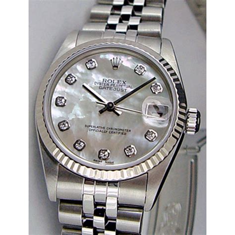 white pearl rolex|Rolex datejust pearl face.